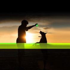 Duvo Igrača svetleča žoga USB zelena 6cm +