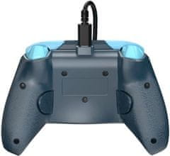 PDP Rematch kontroler za Xbox, žični, svetoč v temi, motiv Blue Tide