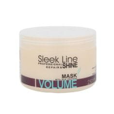 Sleek Line Volume maska za tanke in suhe lase 250 ml za ženske