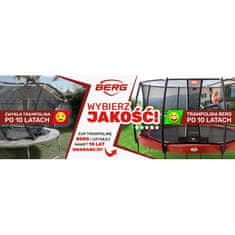Berg Grand Champion zemeljski trampolin 350 x 250 Green+ Deluxe varnostna mreža