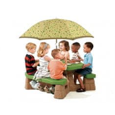Step2 Miza - Miza za piknik z dežnikom