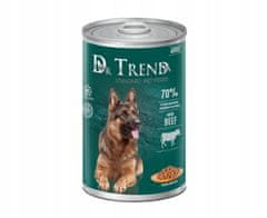 Dr.Trend mokra hrana za pse v konzervi z indijskim 70% mesom 8x1250g