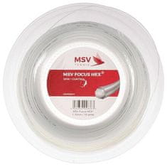 MSV Focus HEX teniška pletenica 200 m bela premer 1,10
