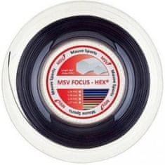 MSV Focus HEX teniška pletenica 200 m črna premer 1,10