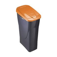 Mondex Koš za smeti Črno/oranžno iz polipropilena (15 L)