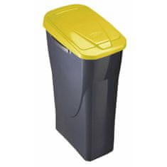 Mondex Koš za odpadke za recikliranje Mondex Ecobin rumen s pokrovom 25 L