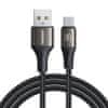 Kabel Light-Speed Series USB-A - USB-C kabel za hiter prenos 100W 2m črn