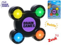 Brain games Igra na baterije za testiranje spomina s svetlobo in zvokom