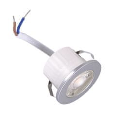 Ideus LED vgradna svetilka 3W 4100K 330lm IP44 FIN srebrna