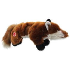 Skinneeez Igrača pes Fantazija Plišasta lisica piskljajoča črne packe 45cm
