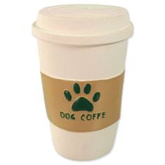 Dog Fantasy Igrača pes Fantazija Lateks skodelica za kavo z zvokom bela 12cm