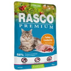 RASCO Premium Sterilizirana puranja krača z brusnicami 85g