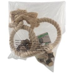 EPIC PET Toy Rope Rings z zvoncem in lesom 70cm