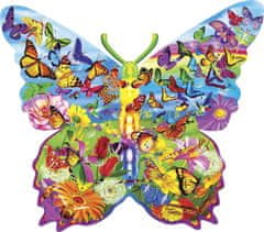MasterPieces Butterfly Surprise Contour Puzzle 1000 kosov