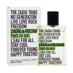 Zadig & Voltaire This Is Us! L'Eau For All 50 ml toaletna voda unisex