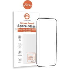 Mobile-origin Orange Screen Guard nadomestno 2.5D zaščitno steklo iPhone 15 Pro Max