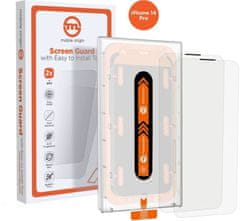 Mobile-origin Screen Guard 2 Pack zaščitno steklo 2.5D z aplikatorjem za iPhone 14 Pro