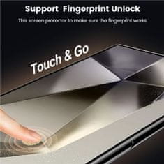 Mobile-origin Orange Screen Guard Samsung Galaxy S24 z enostavnim nanašanjem 2x zaščitna stekla