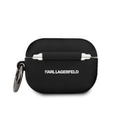 Karl Lagerfeld Silicone Ikonik ovitek za AirPods Pro, črna