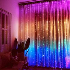 Cool Mango Svetlobna večbarvna zavesa s 300 led lučkami - Colorlights