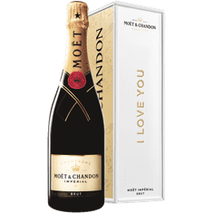 Moet & Chandon Champagne Brut Imperial Moët & Chandon + GB LOVE METAL 0,75 l