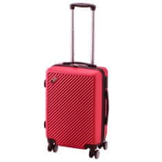 StarDeco Set potovalni kovček Rosa Vivo / rdeč / 3 kos / ABS