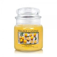Village Candle Dišeča sveča v kozarcu Fresh Lemon (Fresh Lemon) 389 g