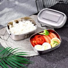 RedCliffs Turistična 3 delna inox lunch box posoda za hrano in kuhanje 900ml