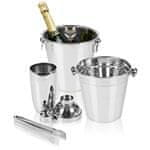 Bravissima Kitchen Odličen hladilnik za vino in šampanjec komplet 4 kosov KO-A12401030
