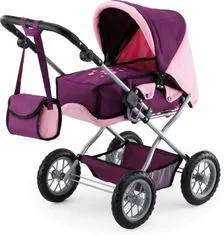 Bayer Design voziček za punčke Kombi Grande, vijolično/roza