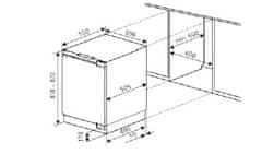 Amica UC150.3 vgradni hladilnik