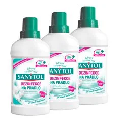 SANYTOL razkužilo za perilo, 3 x 500 ml