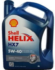 Shell olje Helix HX7 5W40, 5 l