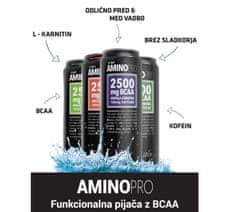 AminoPRO napitek BCAA, 330 ml, hruška/ingver, 24 pločevink