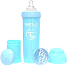 Twistshake otroška steklenica Anti-Colic, 330 ml, modra