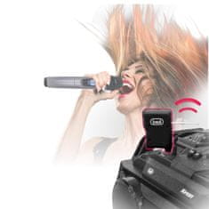 brezžični mikrofon za karaoke EM 401-R