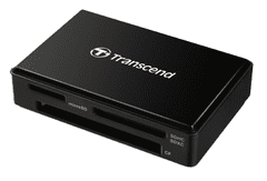 Transcend čitalec kartic RDF8, USB 3.1/3.0, micro USB v USB Type A, črn