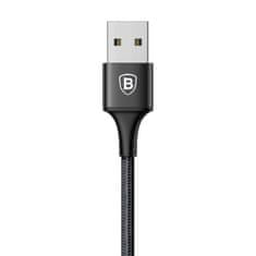 BASEUS Rapid 3v1 napajalni kabel za Micro USB, Lightning, Type-C 3A/1.2m, črna CAMLT-SU01