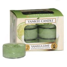 Yankee Candle Čajne sveče Candle, Vanilija z limeto, 12 kosov
