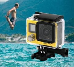 Trevi GO 2500-4K aktivna športna kamera, 4K-UHD,WiFi, Sony senzor, rumena