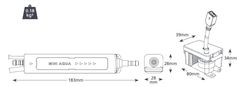 Aspen Pumps Črpalka kondenzata Aspen Mini Aqua z zmogljivostjo 12 l/h, max. izpust 10 m (stena, kanal, strop, enota)