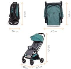 MAST M2 Fashion otroški voziček, kompaktni, zelen