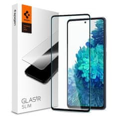 Spigen Glas.Tr Slim Full Cover zaščitno steklo za Samsung Galaxy S20 FE, črna