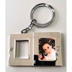 Erno Glamour Diamond obesek za ključe s foto okvirjem, kvadrat