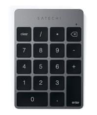 Satechi Slim brezžična številčna tipkovnica, Bluetooth, Space Gray