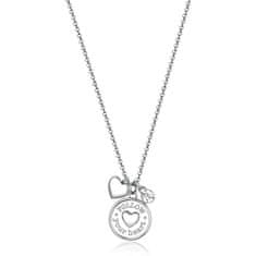 Brosway Jeklena ogrlica Srčna čakra BHKL03EN (verižica, obeski)