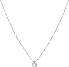 Morellato Bleščeča srebrna ogrlica s kristalom Tesori SAIW98
