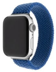 FIXED  Nylon Strap pašček za Apple Watch 42/44 mm, velikost S, najlonski, moder (FIXENST-434-S-BL) - Odprta embalaža