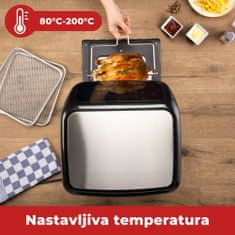 Alpina cvrtnik na vroč zrak, 12 l, 1800 W - odprta embalaža