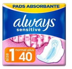 Always Ultra Sensitive Normal Plus vložki, 40 kosov